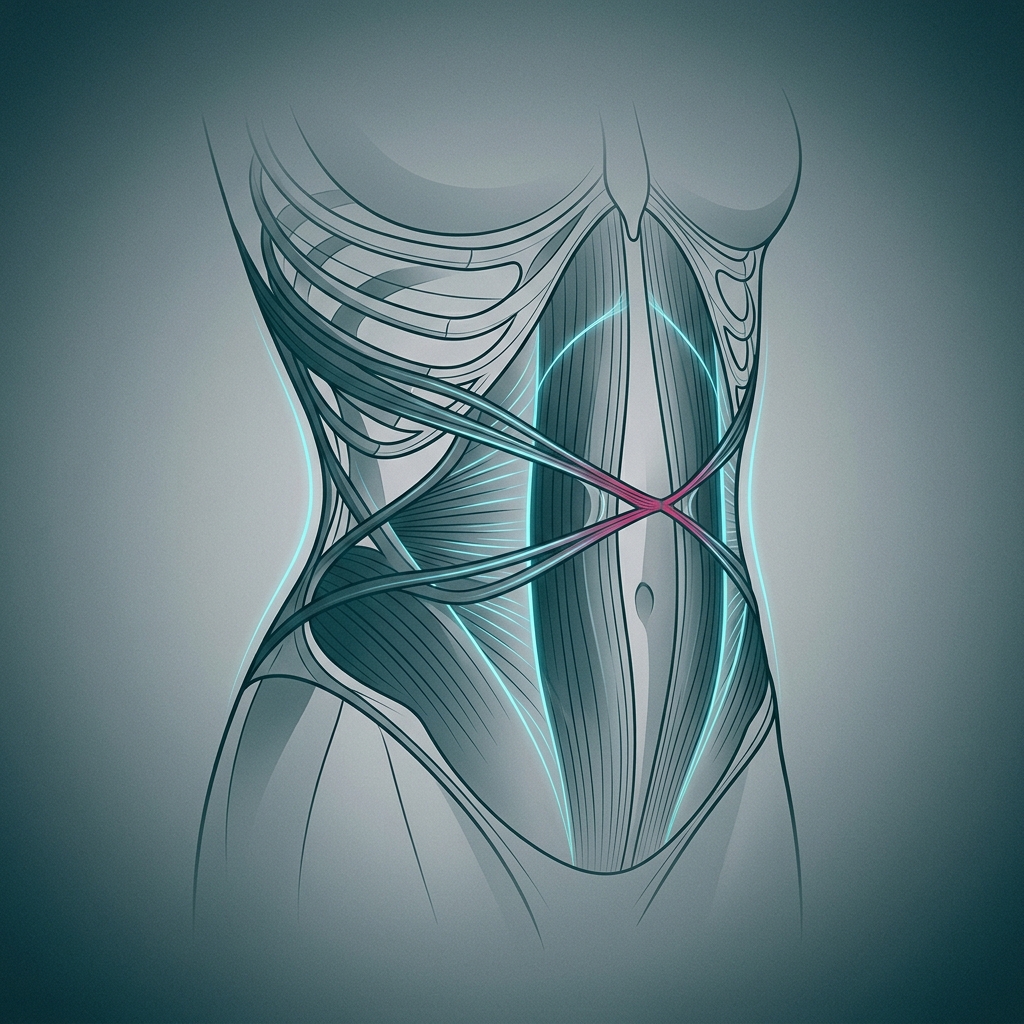 Hypopressive posture with an expiratory breath-hold engaging the deep core