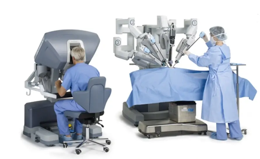 Robotic platform used for minimally invasive abdominal wall reconstruction